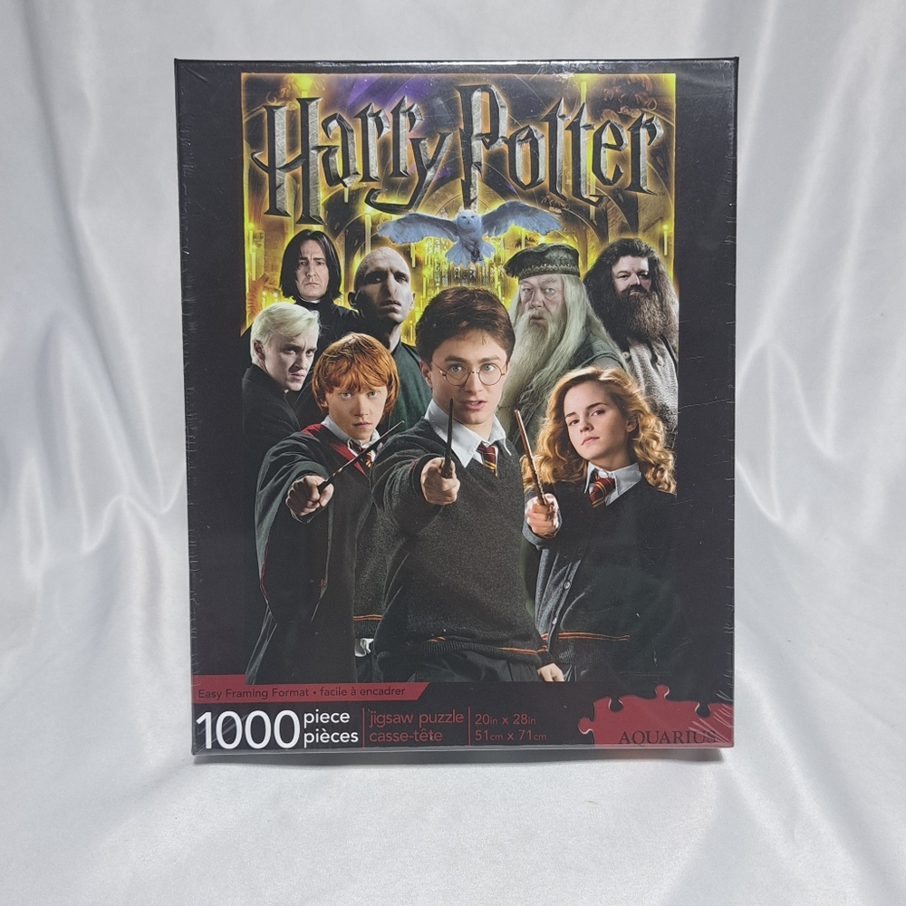 NEW Harry Potter Collage 1000-Piece Jigsaw Puzzle by Aquarius‎ 20 X 28 "